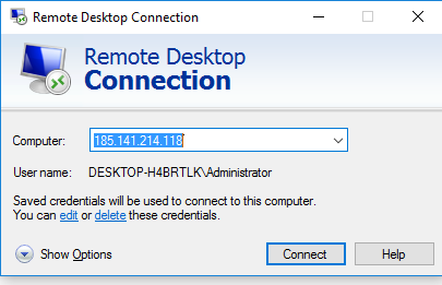 آموزش وصل شدن به سرور مجازی توسط Remote desktop