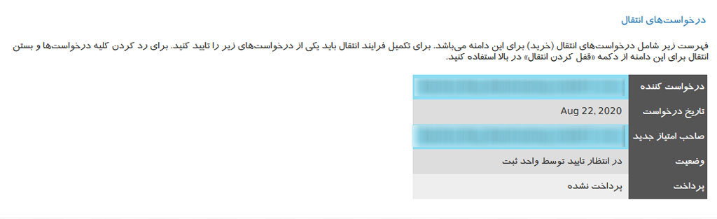 تایید دامنه ای ار