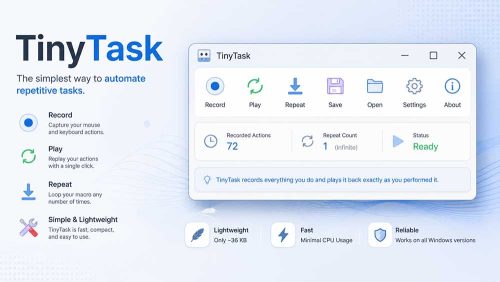 نرم افزار TinyTask