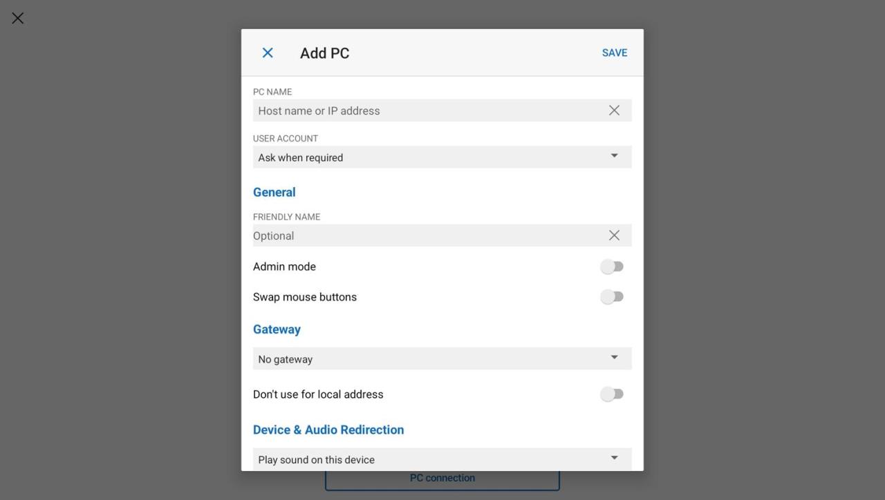 آموزش تصویری اتصال به سرور مجازی ویندوز با گوشی اندروید از طریق Windows App